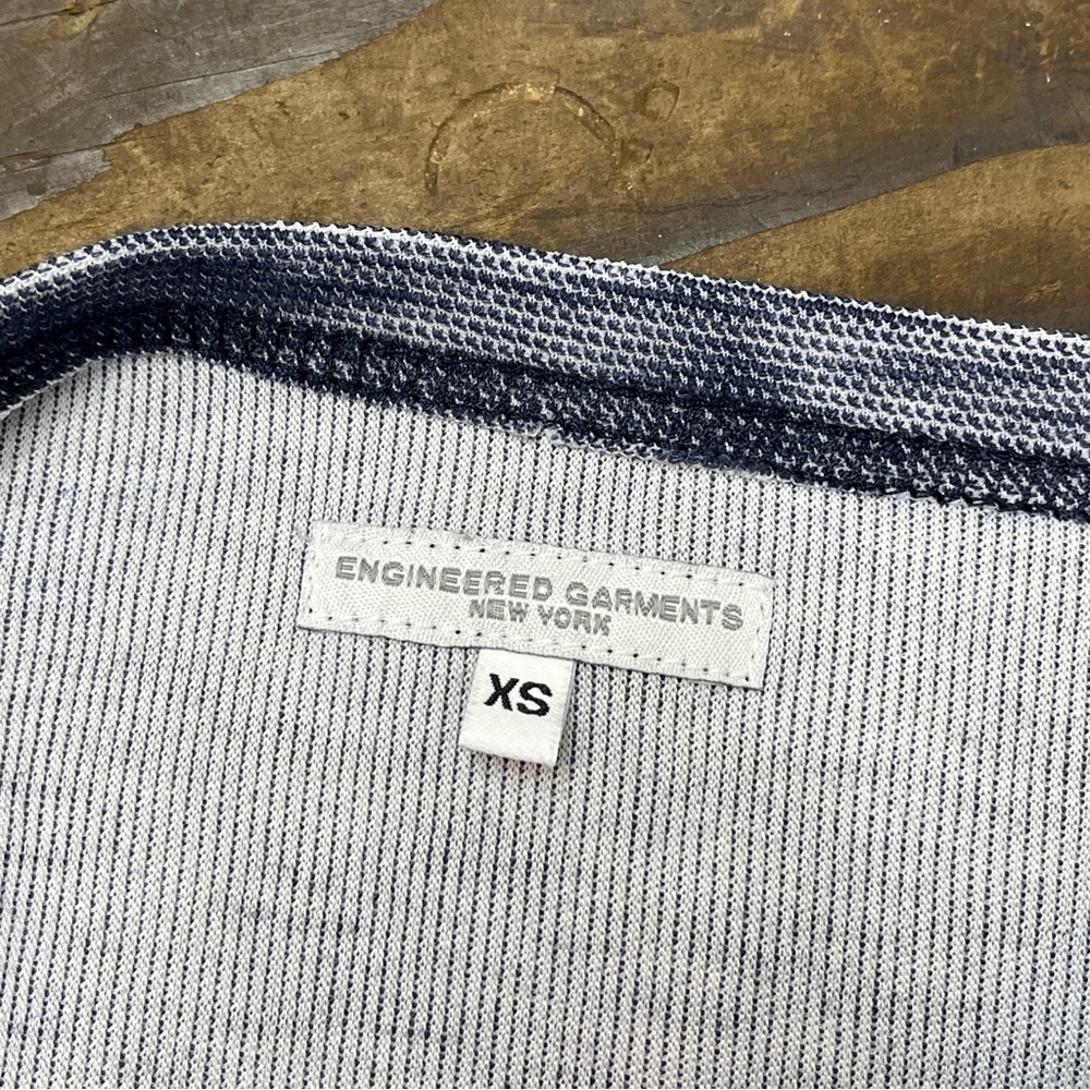 Engineered Garments New York Textured Wide Neck Top - Picture 7 of 8